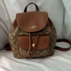 Coach Pennie Backpack 22 in Signature Canvas